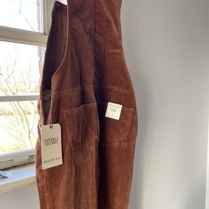 Skinny fit NWT corduroy overalls